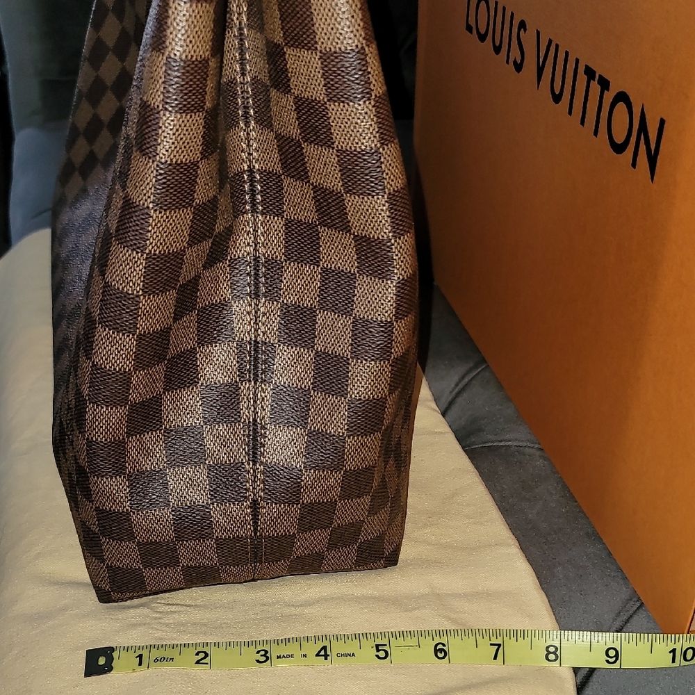 Louis Vuitton MM Damier Ebene Shoulder Bag Brown - Picture 4 of 16